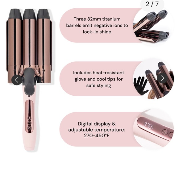 L’ange Le Trident Hair Waver - Picture 2 of 6